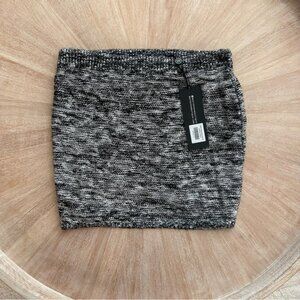 NWT White Fox Grey Marle Off-Season Mini Skirt